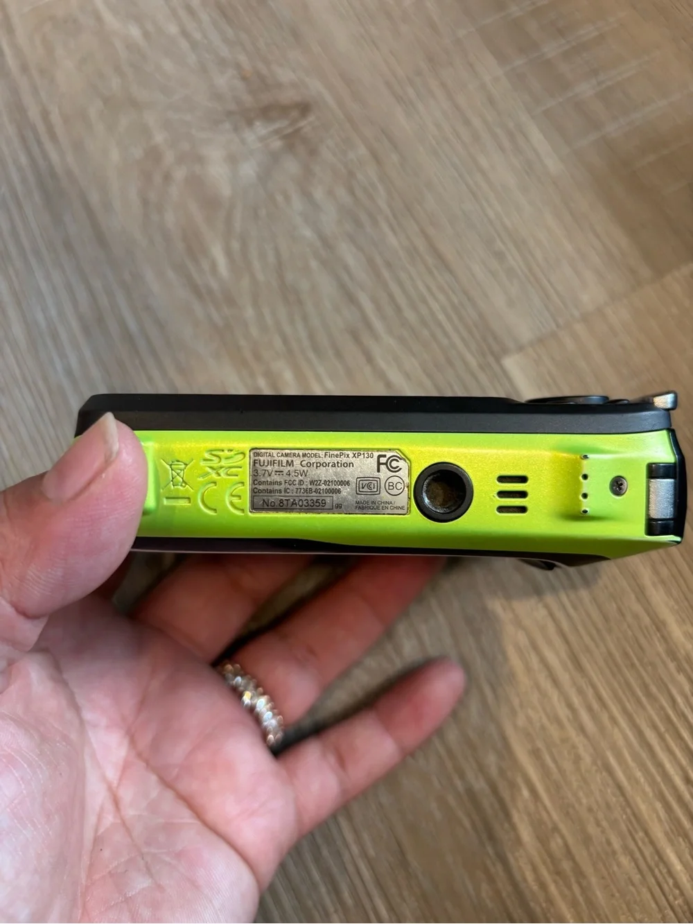 Fujifilm Finepix XP130 Digital Compact Camera Green Waterproof Charger Working